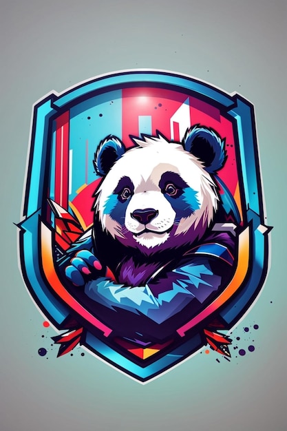 Le logo du panda est conçu par E sport.