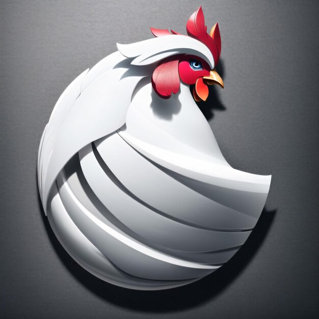 Photo le logo du poulet