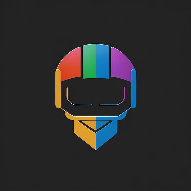 Logo du robot de la société Hitech avec style dégradé coloré