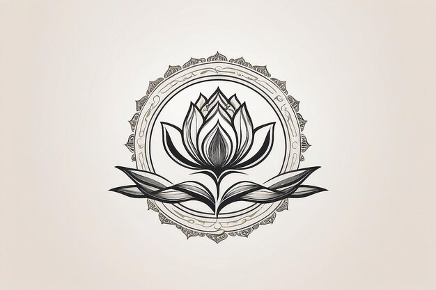 Le logo du studio de yoga