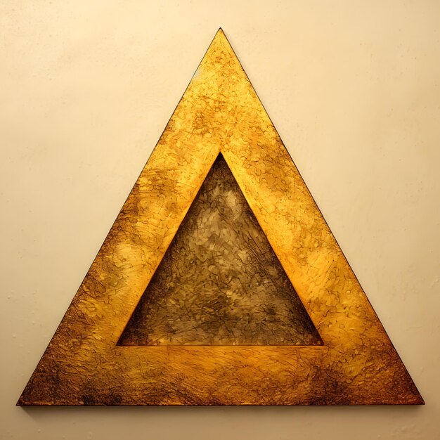 Photo le logo du triangle est le logo de penrose, le symbole maçonnique est le symbole vectoriel.