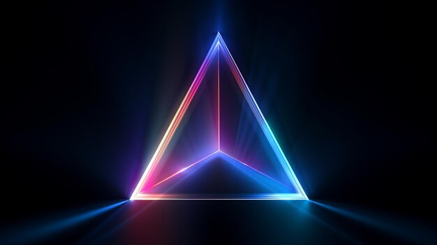 Photo le logo du triangle