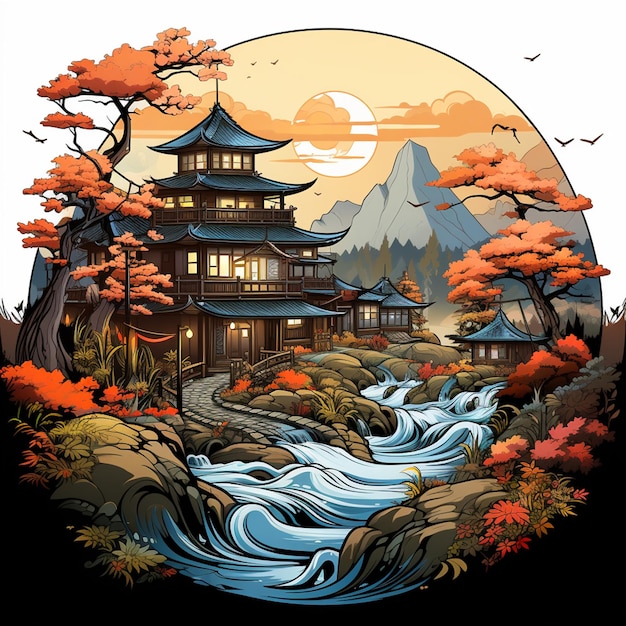 Logo du village japonais