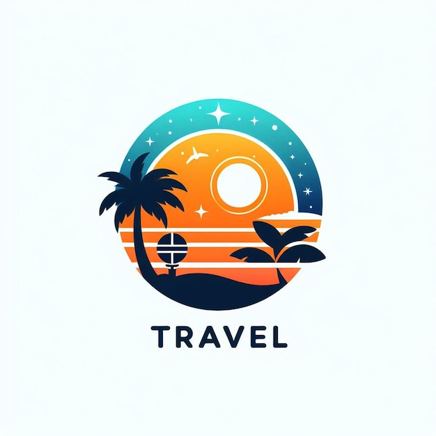 Photo le logo du voyage.