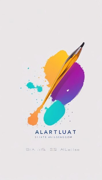 Logo Dynamic Art Workshop dans un minimalisme vibrant