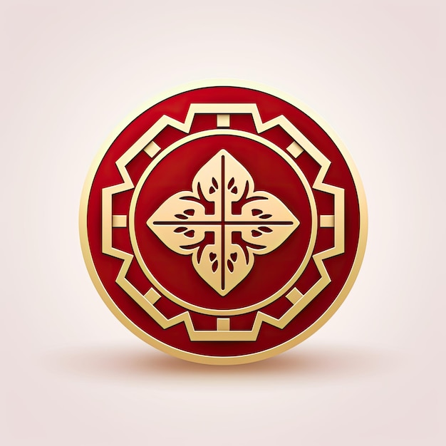 Photo logo graphique vectoriel du jeton chinois simple minimal par rob janoff