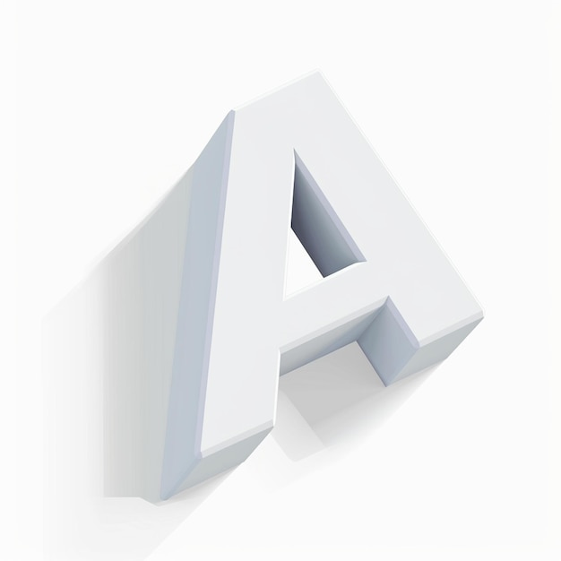 Logo de lettre 3D design graphique de style de typographie 3D