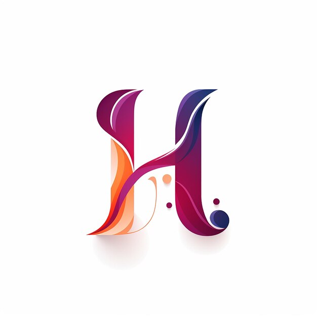 Le logo de la lettre H