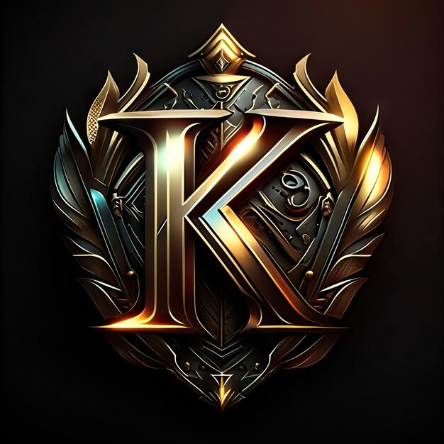 Le logo de la lettre K