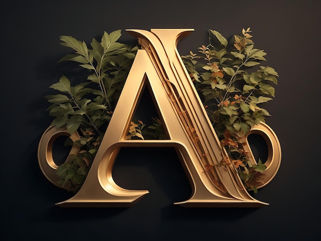 Photo logo de lettre nommé a