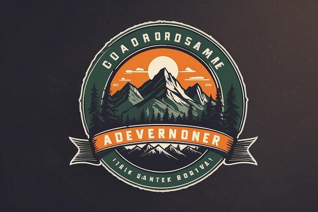 Logo de la marque d'aventure en plein air