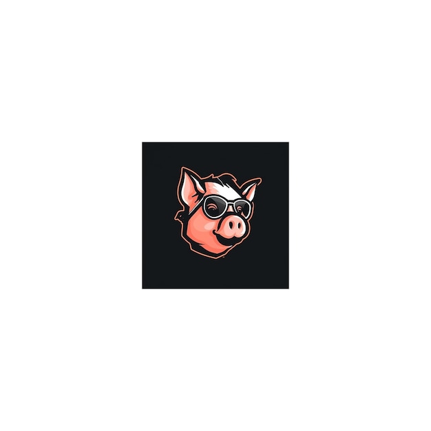 Photo le logo de la mascotte du cochon icon6