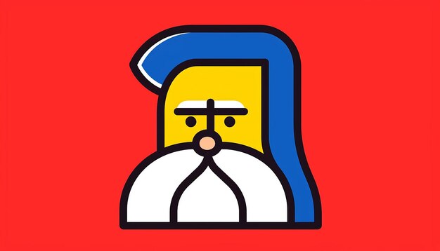 un logo de mascotte d'un site Web qui génère des poèmes pour Sinterklaas