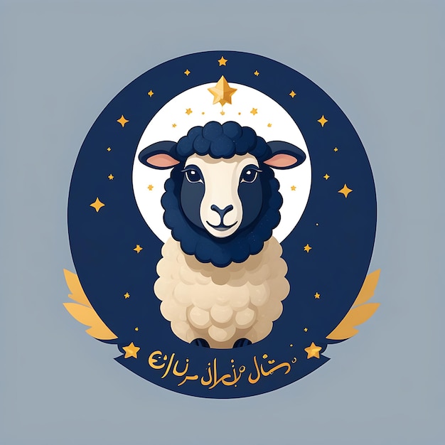 Photo logo de mouton de l'aïd