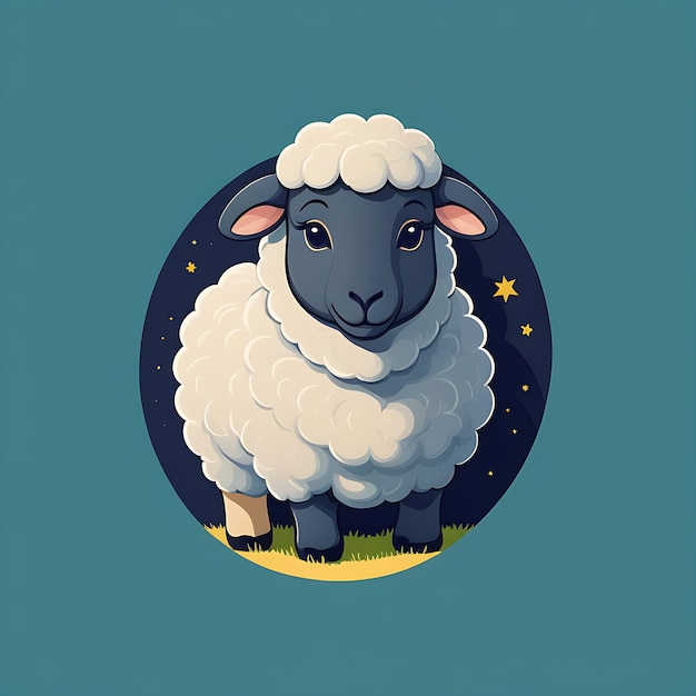 Photo logo de mouton de l'aïd