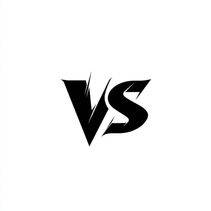 Photo un logo noir et blanc avec le mot v dessus