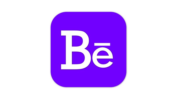 Photo le logo de la plateforme behance