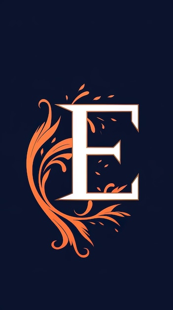 Photo le logo pour le e est un feu