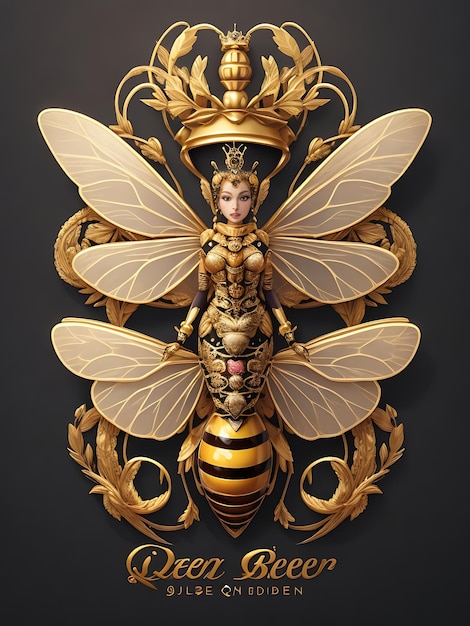 Le logo présente une reine des abeilles