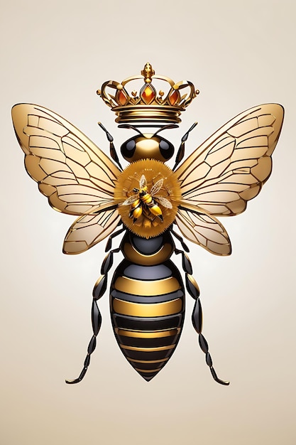 Le logo présente une reine des abeilles