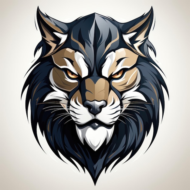 Logo Puma attrayant sur fond blanc généré par l'IA