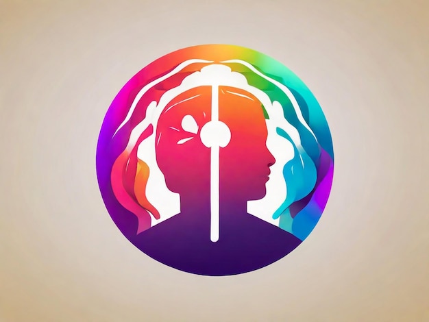 Logo de santé mentale en gradient