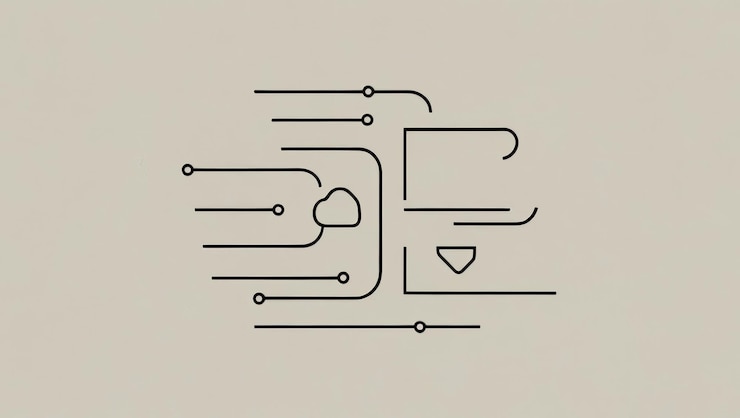 Photo logo stylisé symbolisant l'innovation et la croissance des entreprises