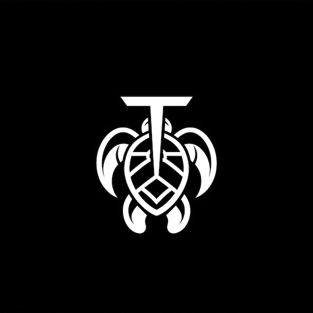 Photo logo t avec vibe impériale lettre marque logo style desi luxe idée créative concept alphabet