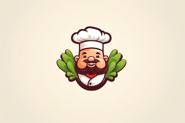 logo vectoriel simple du chef