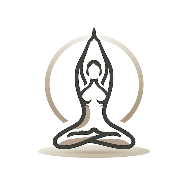 un logo de yoga