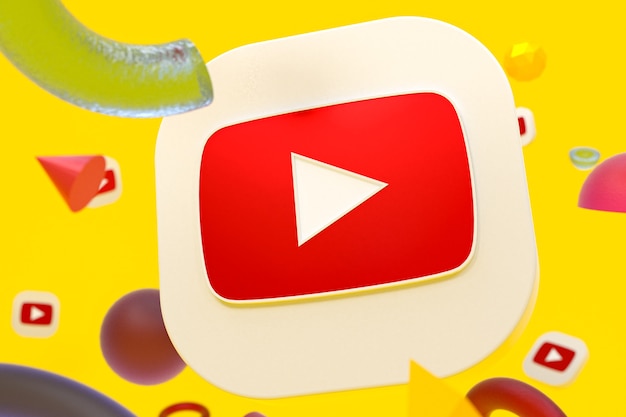 Logo Youtube sur la géométrie abstraite