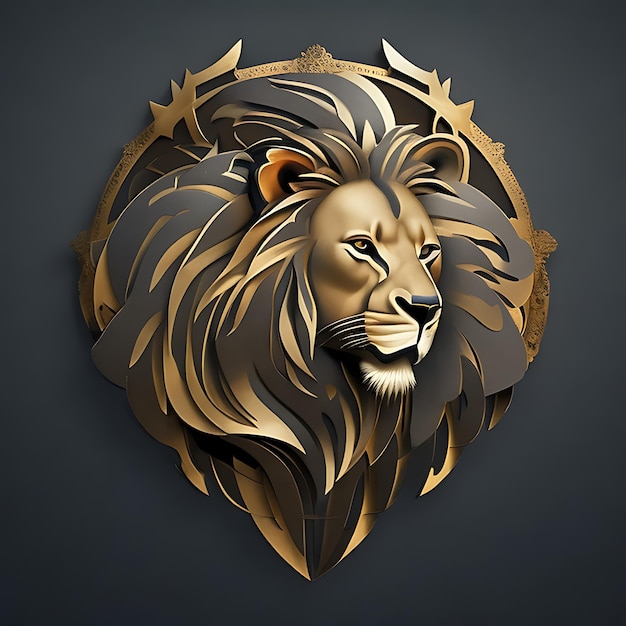 Les logos de lions générés par l'IA inspirent l'excellence