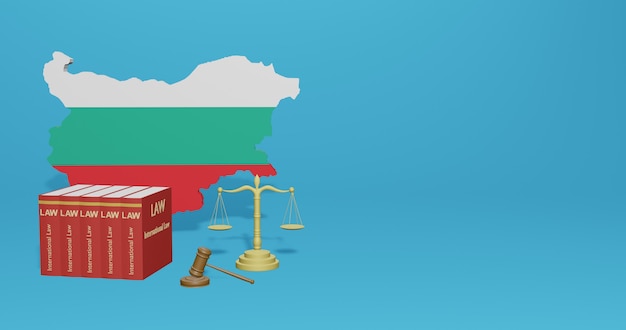 Loi bulgare pour l'infographie, le contenu des médias sociaux dans le rendu 3D