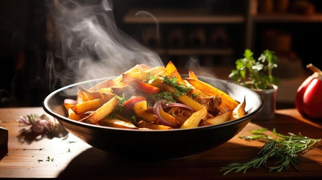 Le lomo saltado est un plat traditionnel péruvien