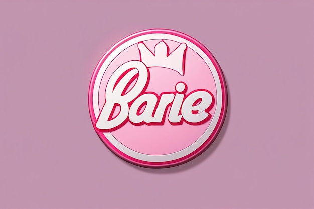 LONDON Royaume-Uni juillet 2025 Logo de la poupée Barbie Barbie est une poupée de mode faite par Mattel Rendering 3D Illustration 3D