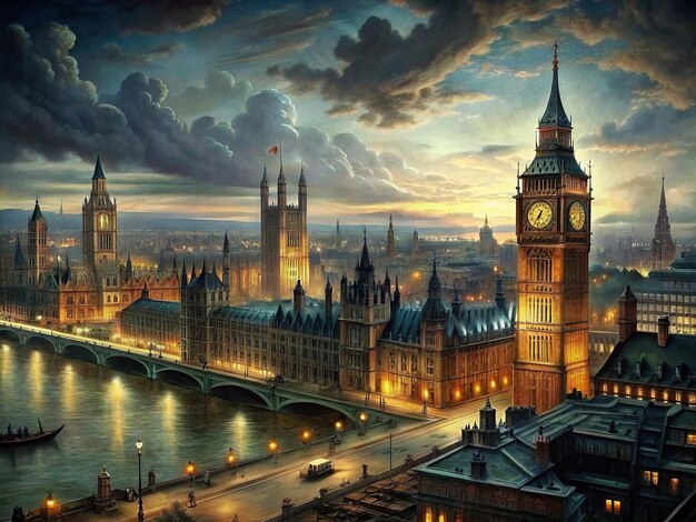 Londres historique la nuit