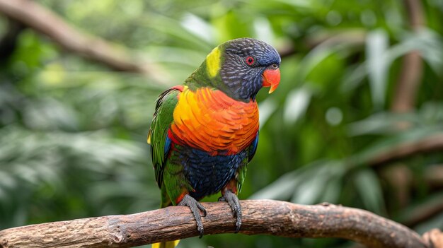 lorikeet sur une branche