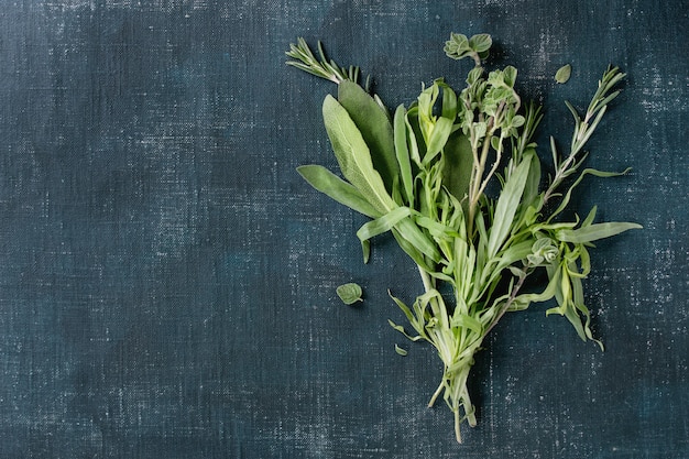 Lot d&#39;herbes italiennes fraîches