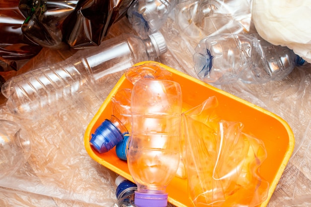 Lot de plastique pour recyclage