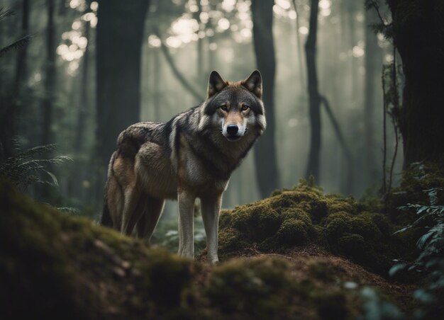 Un loup dans la jungle