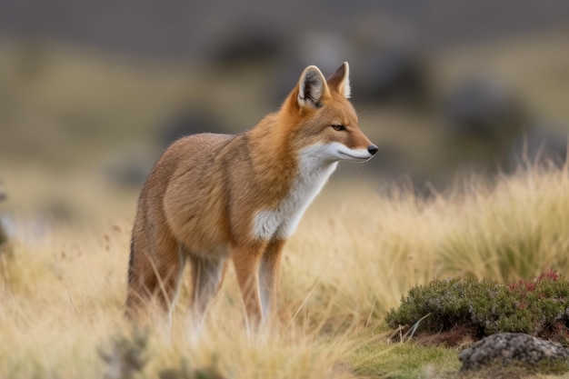 Loup éthiop endémique Générer Ai