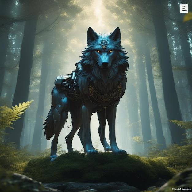 Le loup gris majestueux Un portrait du prédateur suprême de la nature