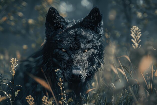 Le loup, le loup noir.