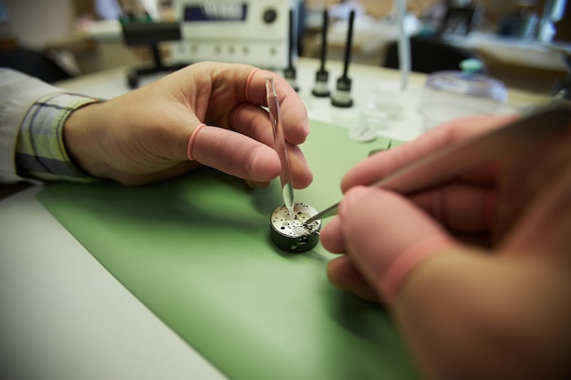 Lubrification du mouvement de la montre