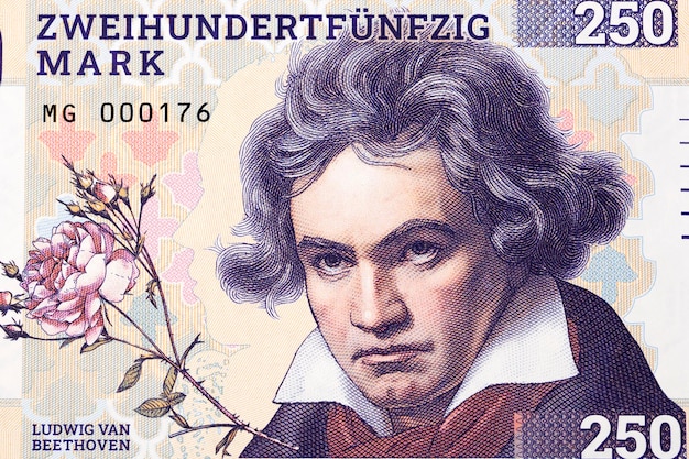 Ludwig van Beethoven un portrait d'argent