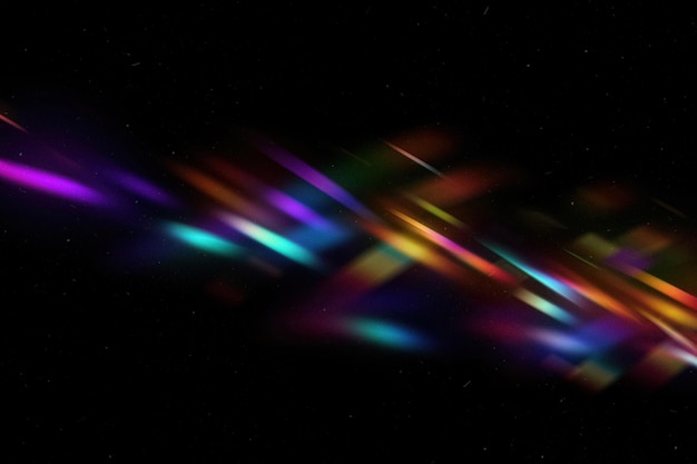 La lumière caléidoscopique poussiéreuse émet des superpositions à haute résolution présentant des motifs de lumière calédoscopiques vibrants et abstraits pour des effets visuels dynamiques et créatifs dans les projets de conception.