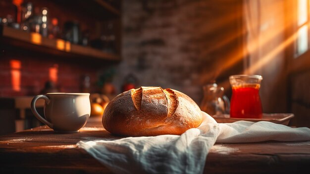 La lumière du matin et le pain frais