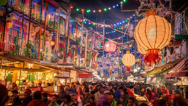 La lumière festive du Bengale est allumée