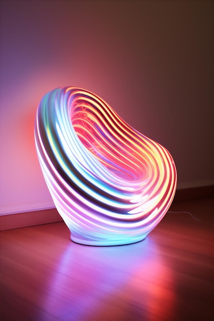 lumière laser colorée forme géométrique lumière futuriste hyper réaliste belle lumière de rêve b