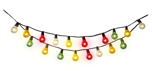 Lumière de Noël de PNG éclairage d'ampoule suspendu